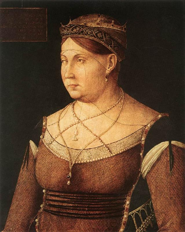 BELLINI, Gentile Portrait of Catharina Cornaro, Queen of Cyprus 867 France oil painting art